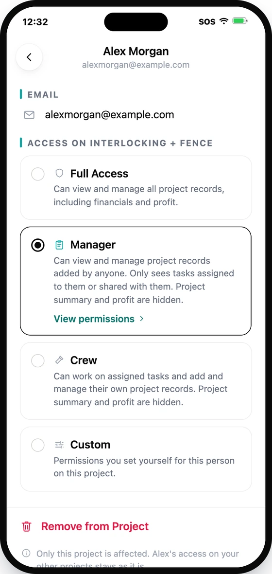 Choose a role